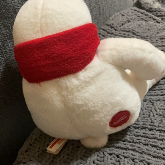 Coca Cola Polar Bear Stuffed Toy - Picture 3 of 9